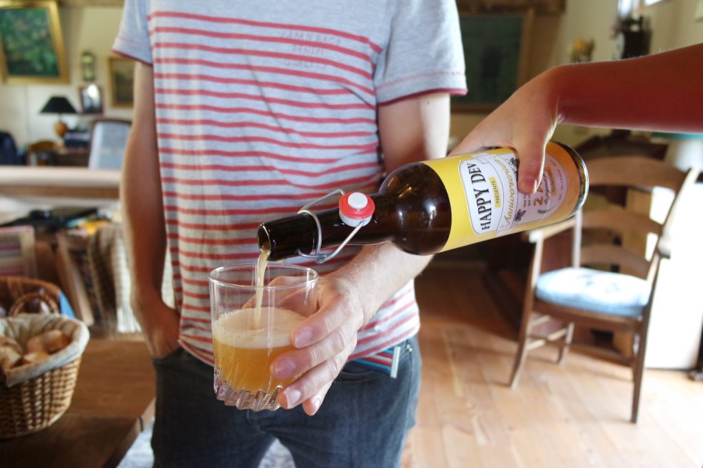 illustration étiquette bière