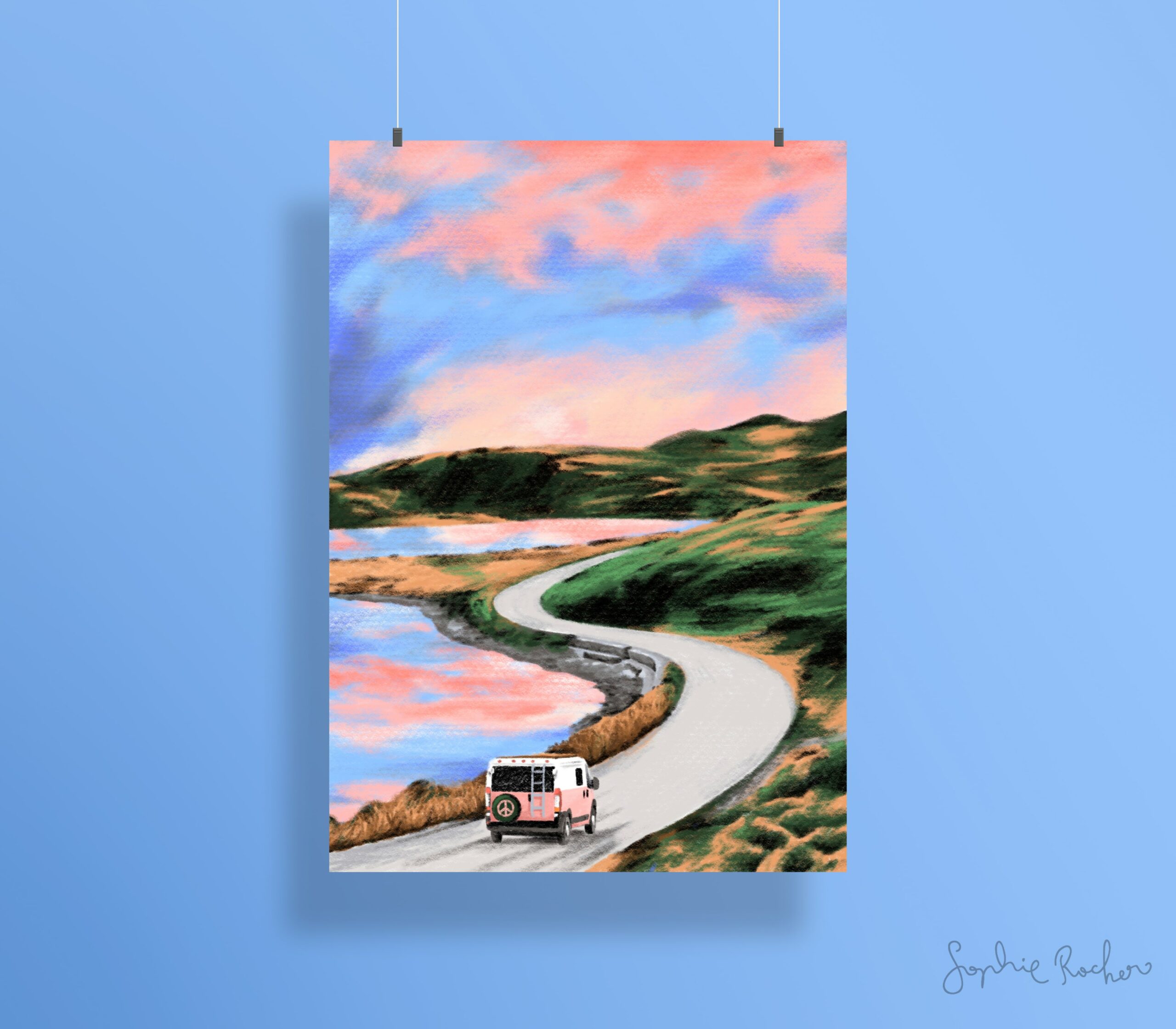 illustration-poster-vanlife-sophie-rocher-