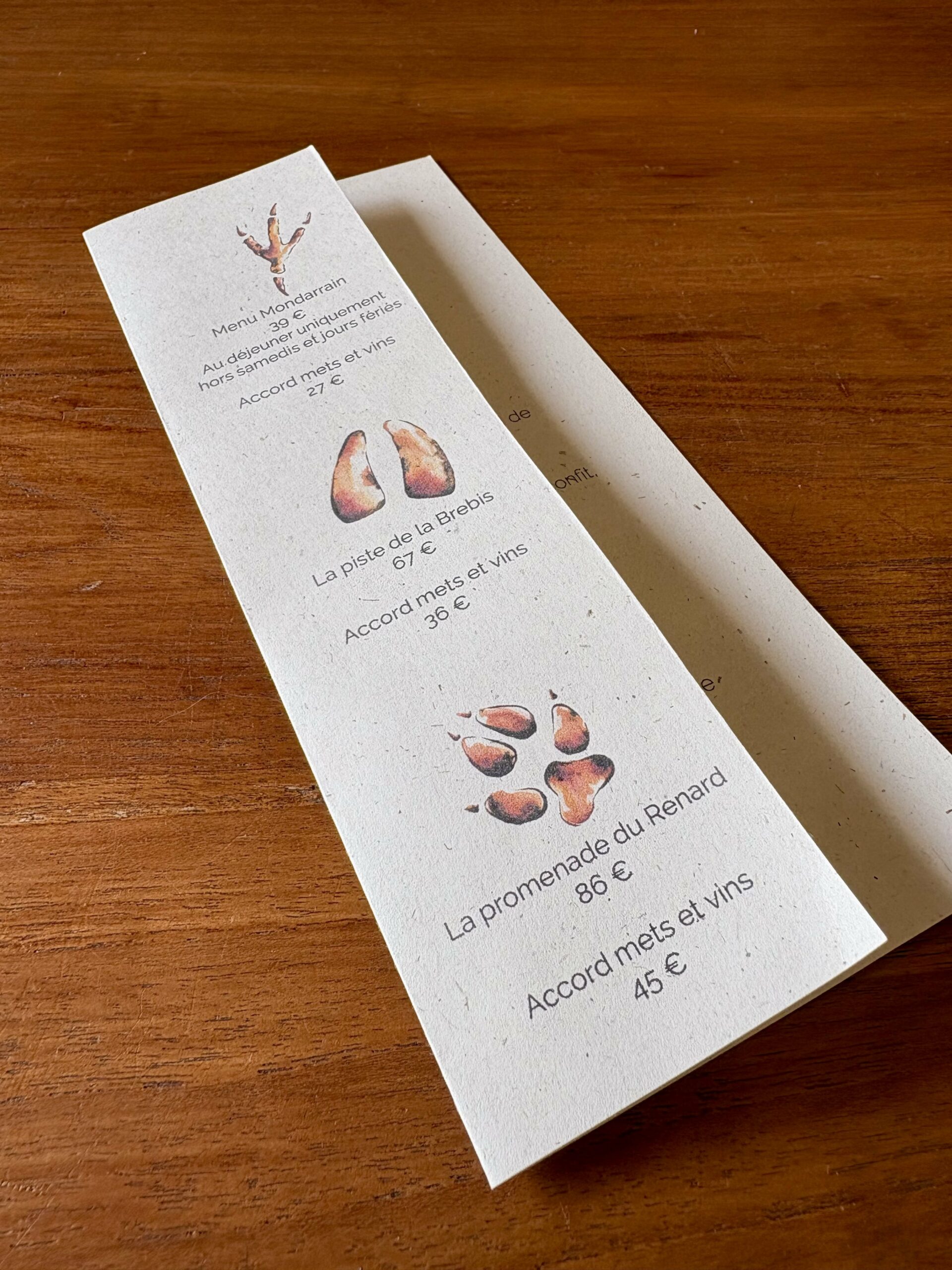 illustration menu restaurant