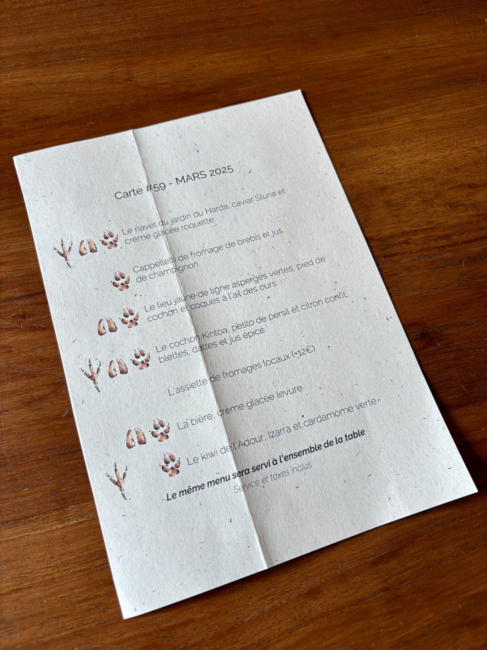 illustration menu restaurant
